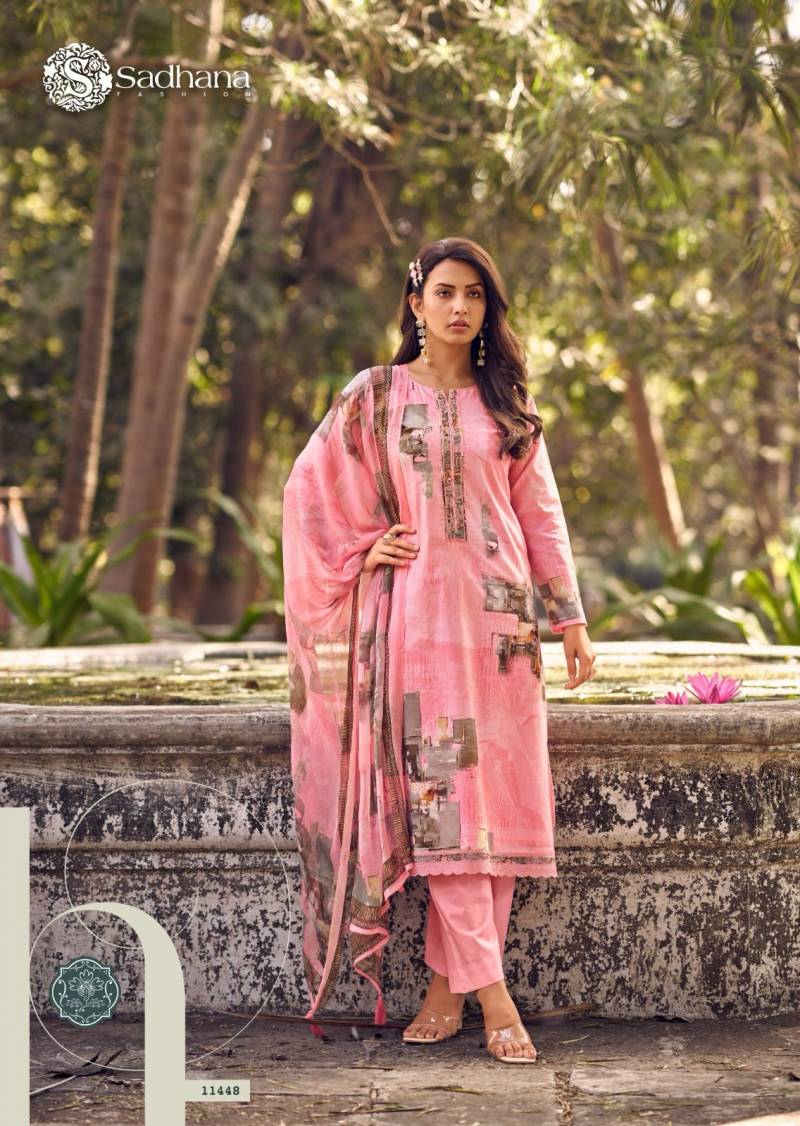 Sadhana Arnisa Lawn Cotton Sets Wholesale Salwar Suit Collection - Image 6