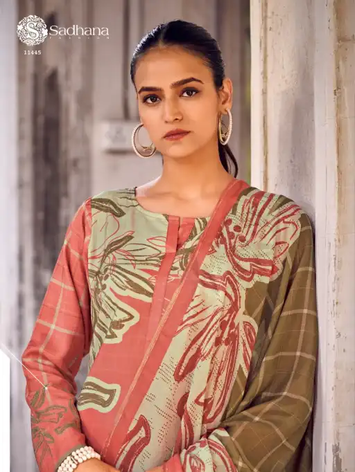 Sadhana Fashion Larisa Pure Muslin Silk Embroidered Salwar Suit Collection - Image 23