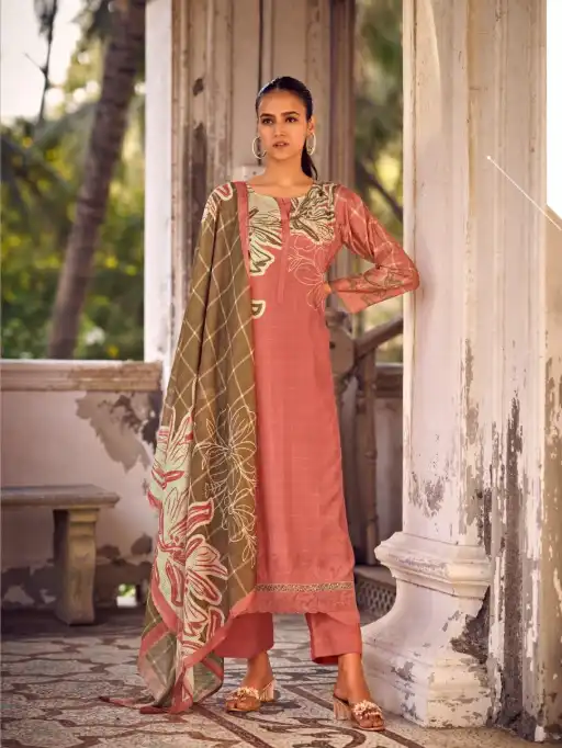 Sadhana Fashion Larisa Pure Muslin Silk Embroidered Salwar Suit Collection - Image 25