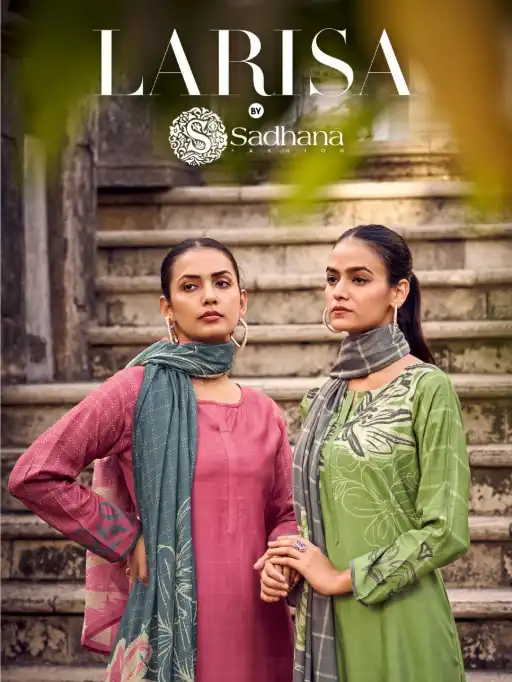 Sadhana Fashion Larisa Pure Muslin Silk Embroidered Salwar Suit Collection