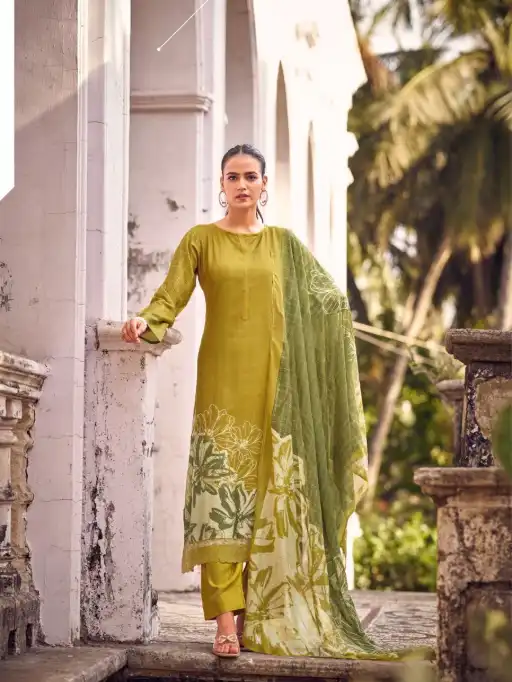 Sadhana Fashion Larisa Pure Muslin Silk Embroidered Salwar Suit Collection - Image 4