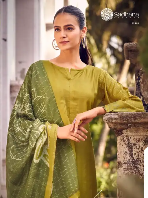 Sadhana Fashion Larisa Pure Muslin Silk Embroidered Salwar Suit Collection - Image 6