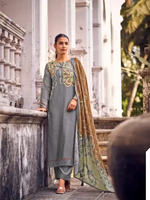 Sadhana Fashion Larisa Pure Muslin Silk Embroidered Salwar Suit Collection - Image 8