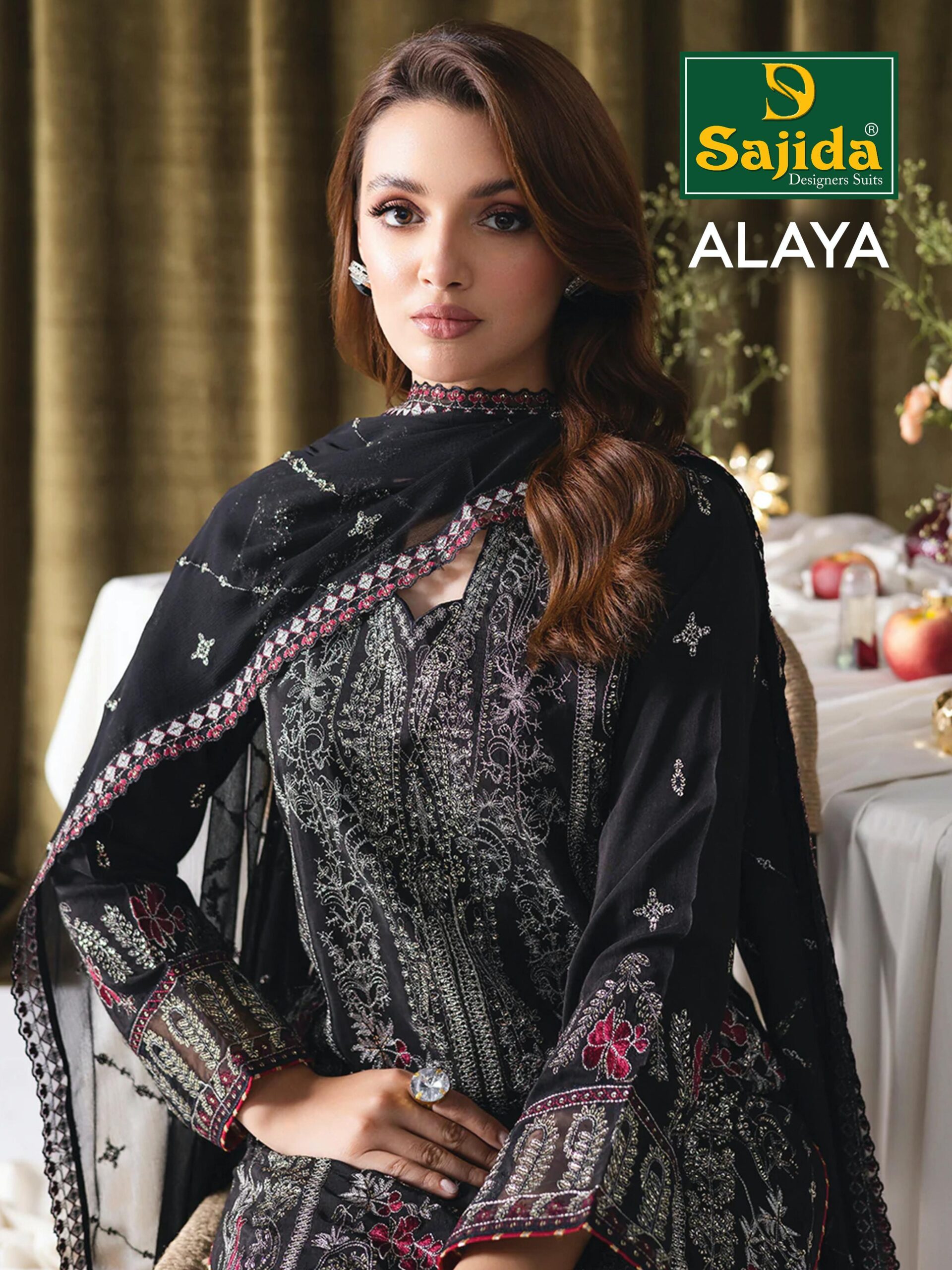 Sajida Alaya Vol 1 Heavy Embroidered Georgette Wholesale Suit Collection