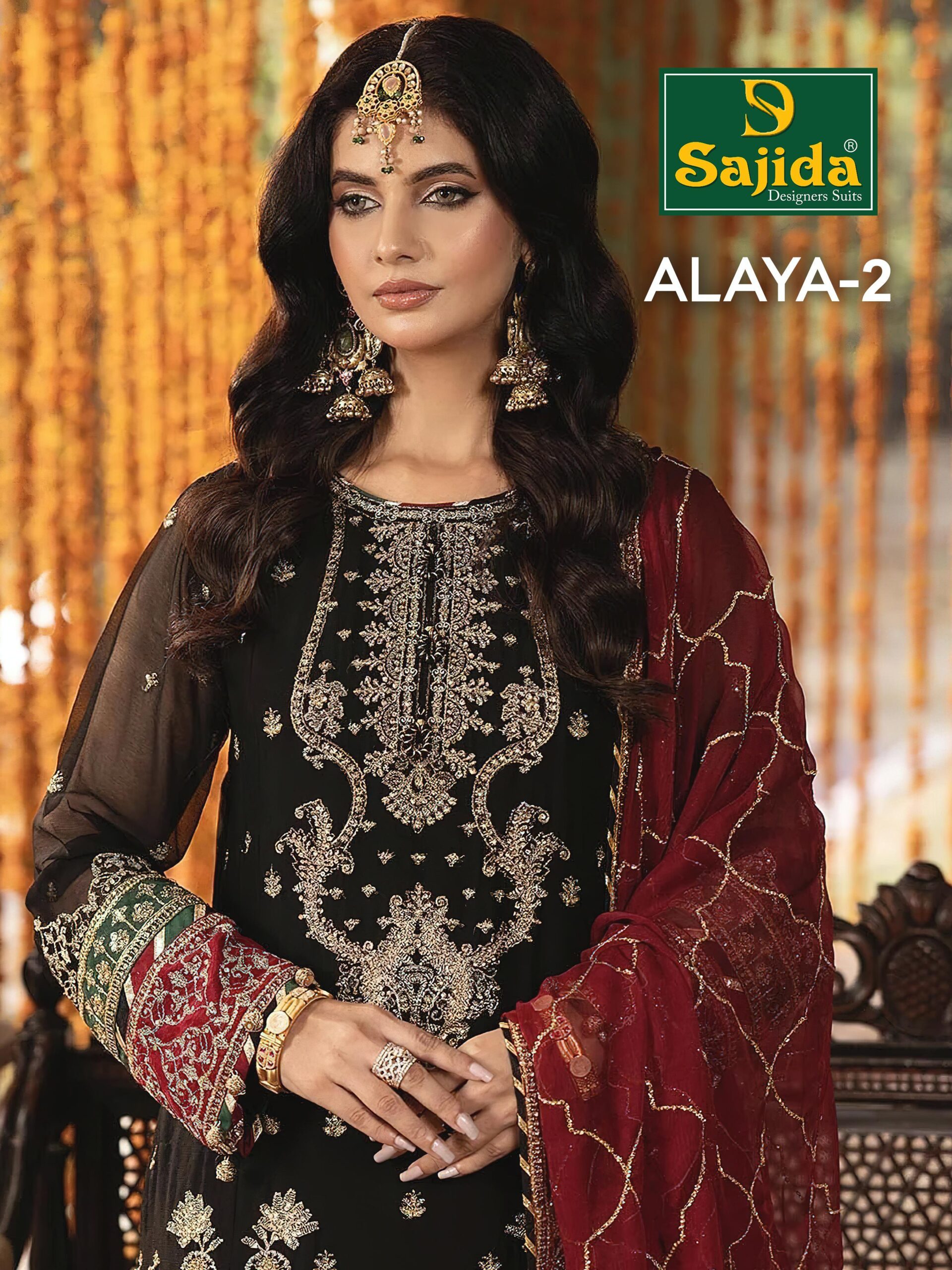 Sajida Alaya Vol-2 Premium Designer Georgette Suit Wholesale Collection