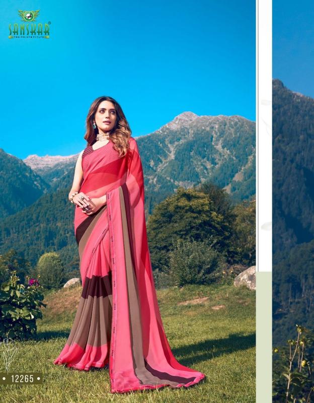 Sanskar Signature Vol 20 Bember Georgette Fancy Saree Catalog