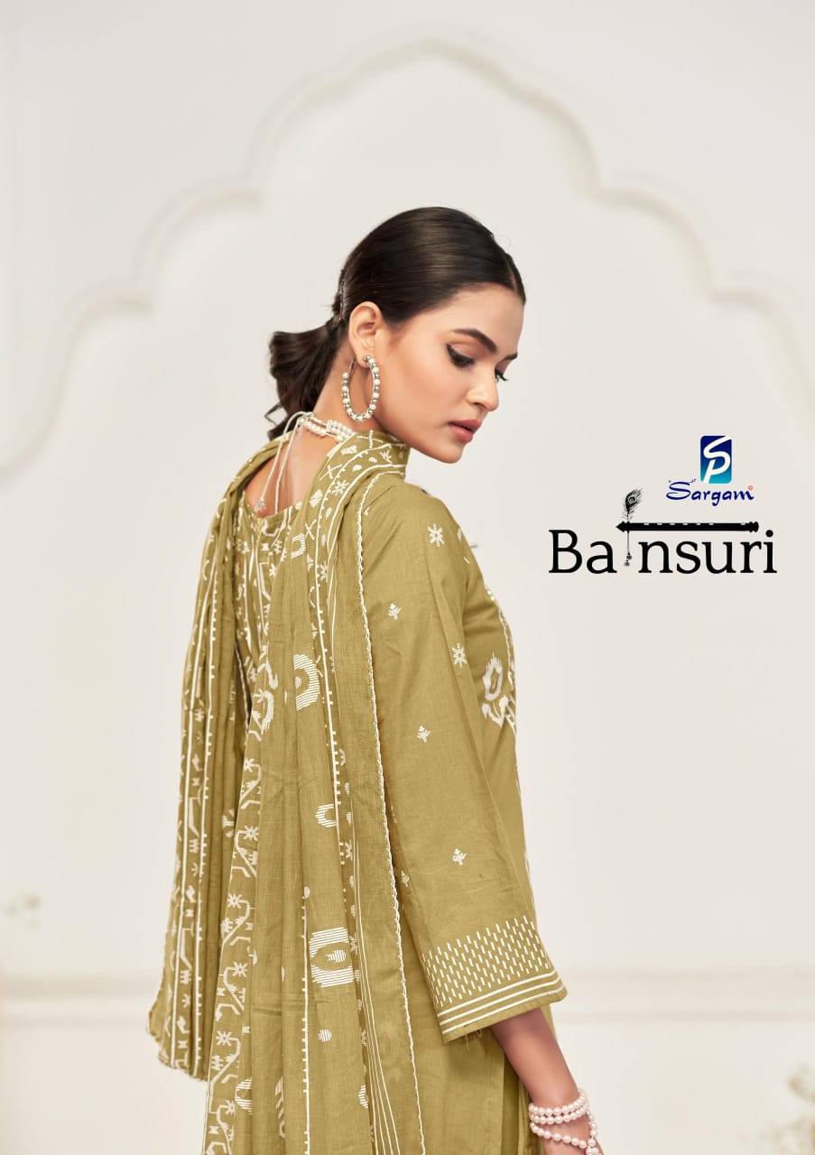 Sargam Bansuri Pure Cotton Print Salwar Suits Wholesale Collection