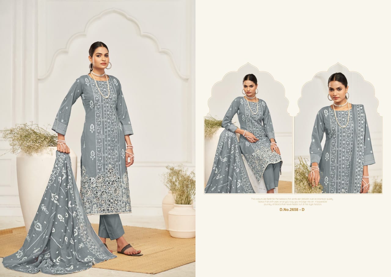 Sargam Bansuri Pure Cotton Print Salwar Suits Wholesale Collection - Image 3