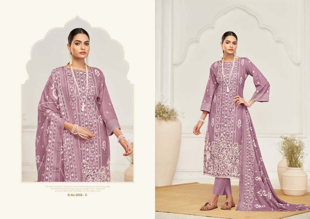 Sargam Bansuri Pure Cotton Print Salwar Suits Wholesale Collection - Image 4