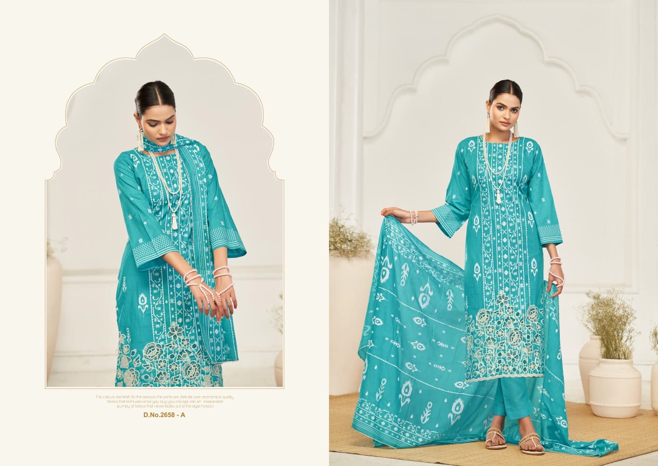 Sargam Bansuri Pure Cotton Print Salwar Suits Wholesale Collection - Image 5