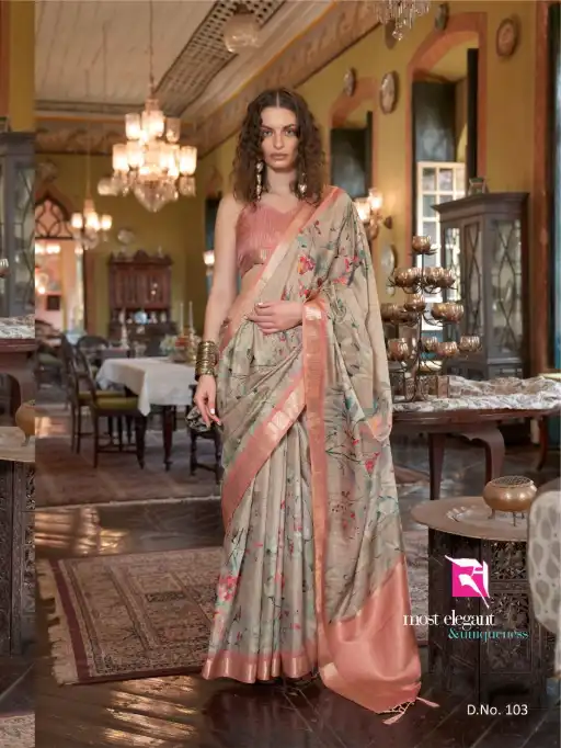 Sasural Story 101-110 Soft Banarasi Saree Wholesale Catalog - Image 2