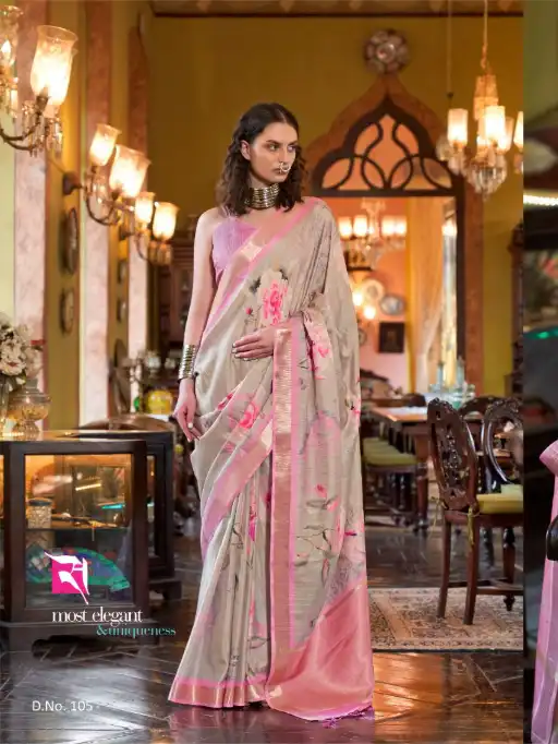 Sasural Story 101-110 Soft Banarasi Saree Wholesale Catalog - Image 4