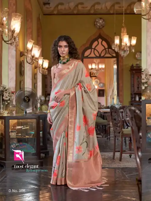 Sasural Story 101-110 Soft Banarasi Saree Wholesale Catalog - Image 7