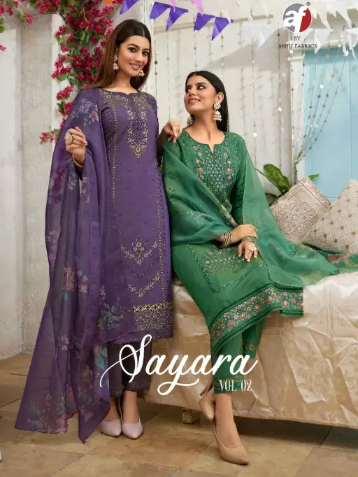 Sayara Vol-2 Wholesale Readymade Kurti With Bottom Dupatta Collection