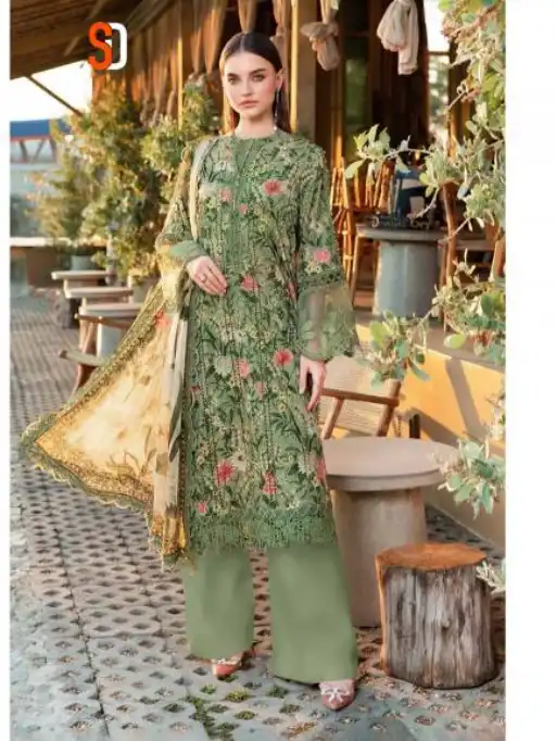 Shraddha Maria B Chikankari Vol 19 Cotton Pakistani Suit Wholesale Collection