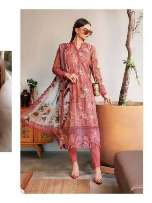 Shraddha Maria B Chikankari Vol 19 Cotton Pakistani Suit Wholesale Collection - Image 3