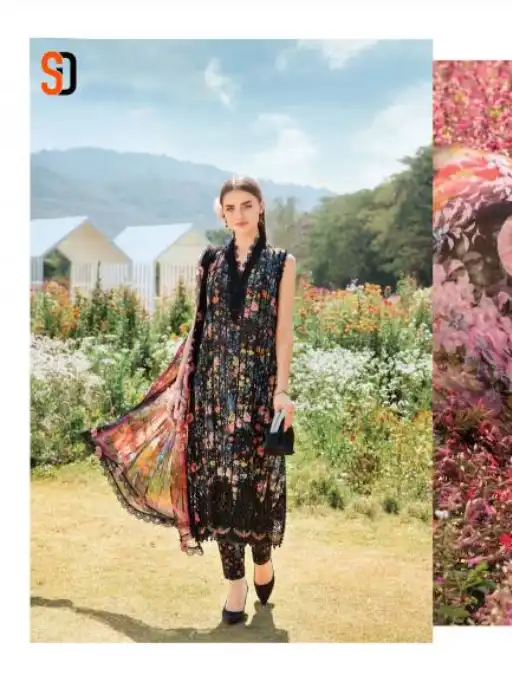 Shraddha Maria B Chikankari Vol 19 Cotton Pakistani Suit Wholesale Collection - Image 6