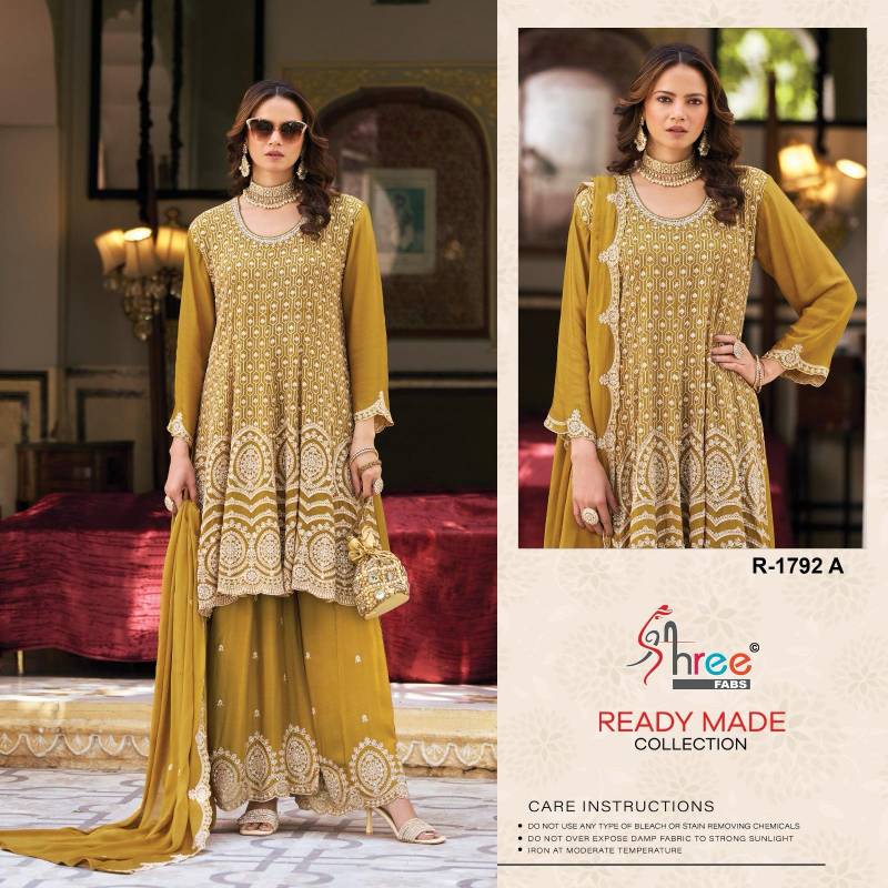 Shree R 1792 Chinon Readymade Pakistani Salwar Suits Collection - Image 4