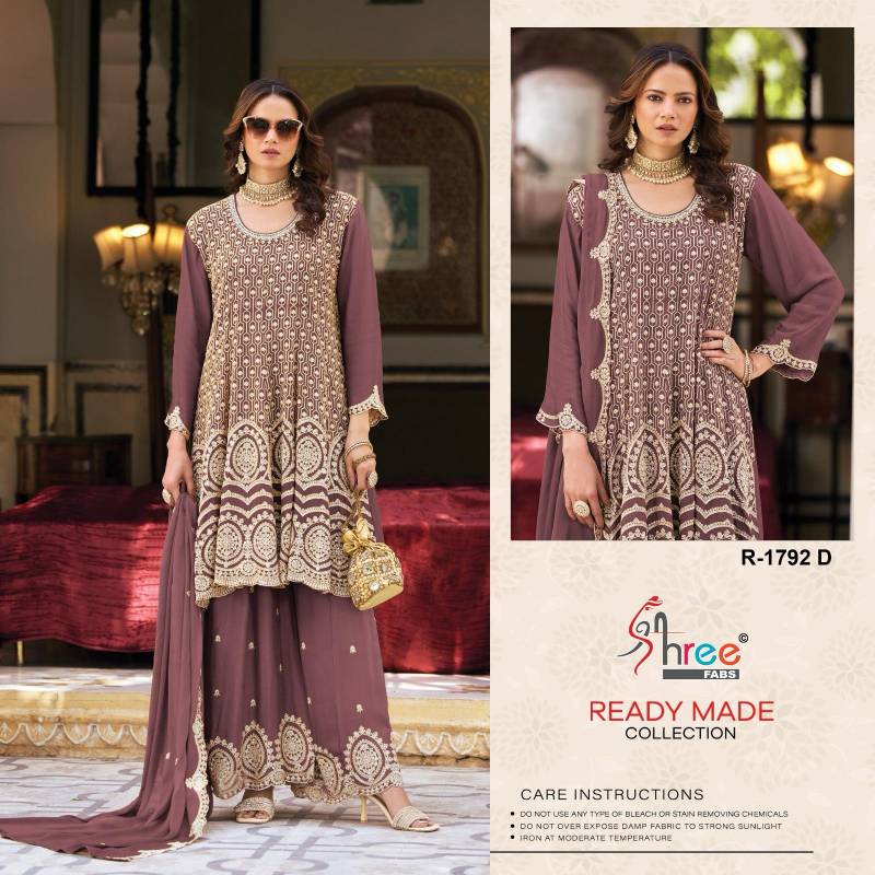 Shree R 1792 Chinon Readymade Pakistani Salwar Suits Collection - Image 3