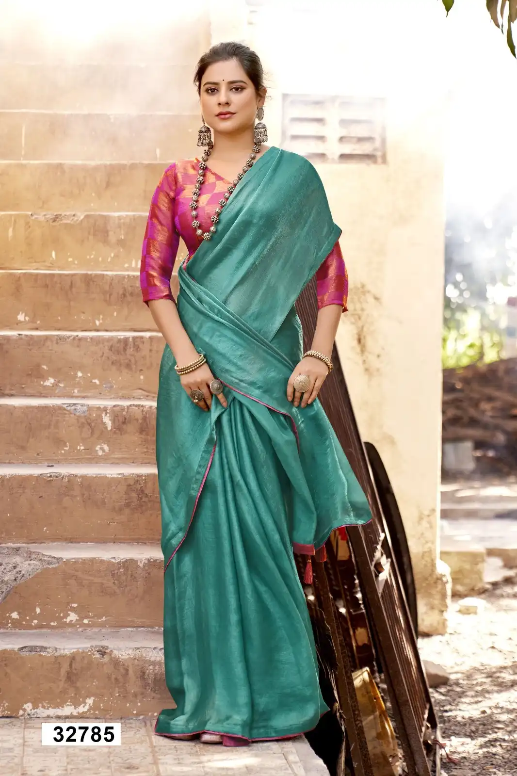 Sudipa Satin Floral Print Vallabhi Sudipa Print Saree Catalog - Image 3