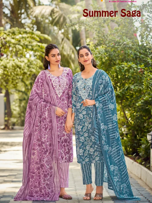 Tips & Tops Summer Saga Cotton Wholesale Readymade Salwar Suit