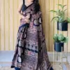 Vardan Ajrakh Digital Print Muslin Silk Saree Wholesale Collection
