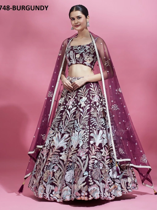 Vardan Burgundy Net with Multicolor Sequin Work Bridal Lehenga.lehenga bridal lehenga bridal lehenga collection bridal lehenga boutique bridal lehenga stores custom bridal lehenga red bridal lehenga velvet bridal lehenga silk bridal lehenga wholesaler,bridal lehenga designer bridal lehenga traditional bridal lehenga choli Indian bridal lehenga bridal lehenga online bridal lehenga shopping latest bridal lehenga embroidered wholesaler