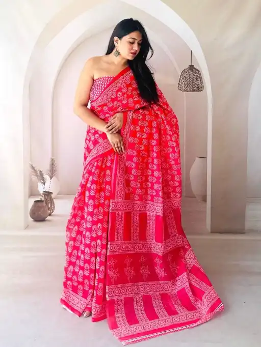 Vardan Chaitra Linen Silk Cotton Saree Wholesale Collection