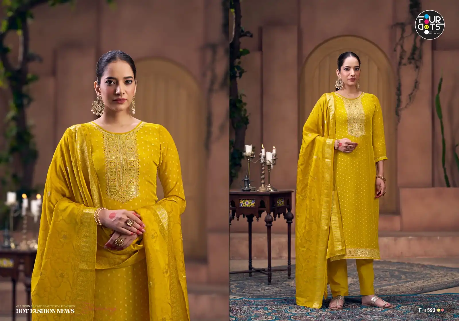 Fourdots Amrapali Vol 2 Designer Organza Designer Salwar Suits Catalog - Image 3