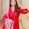 Vardan Ethnic Red Designer Pakistani Salwar Suit Collection