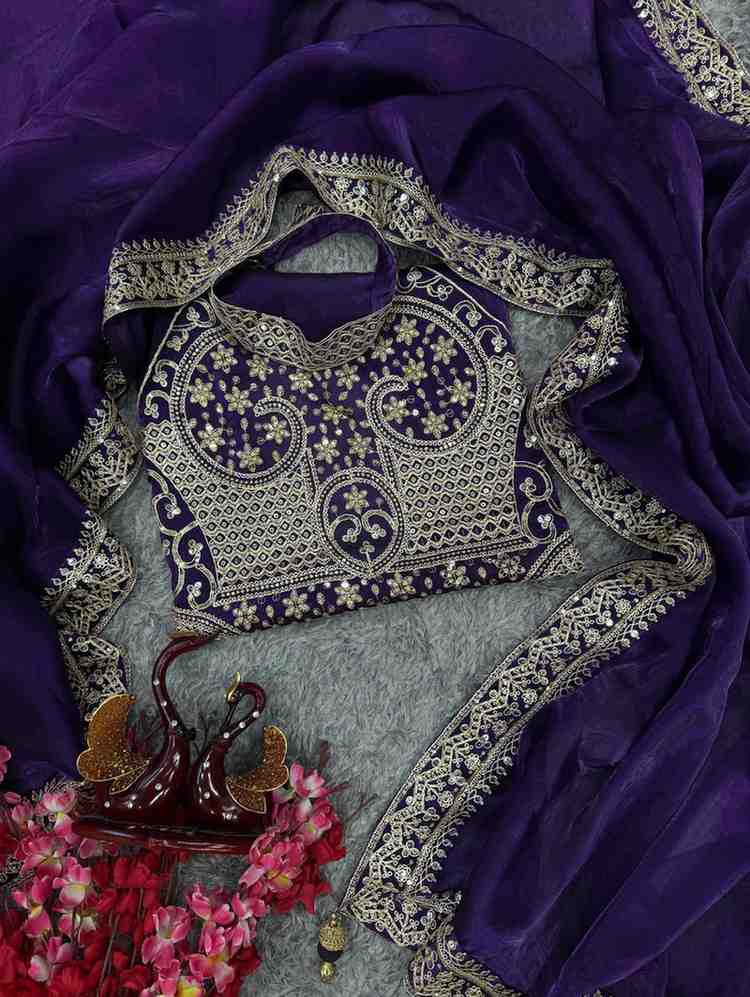 Vardan Kc 840 Jimmy Choo Sequence Embroidered Saree Collection - Image 6