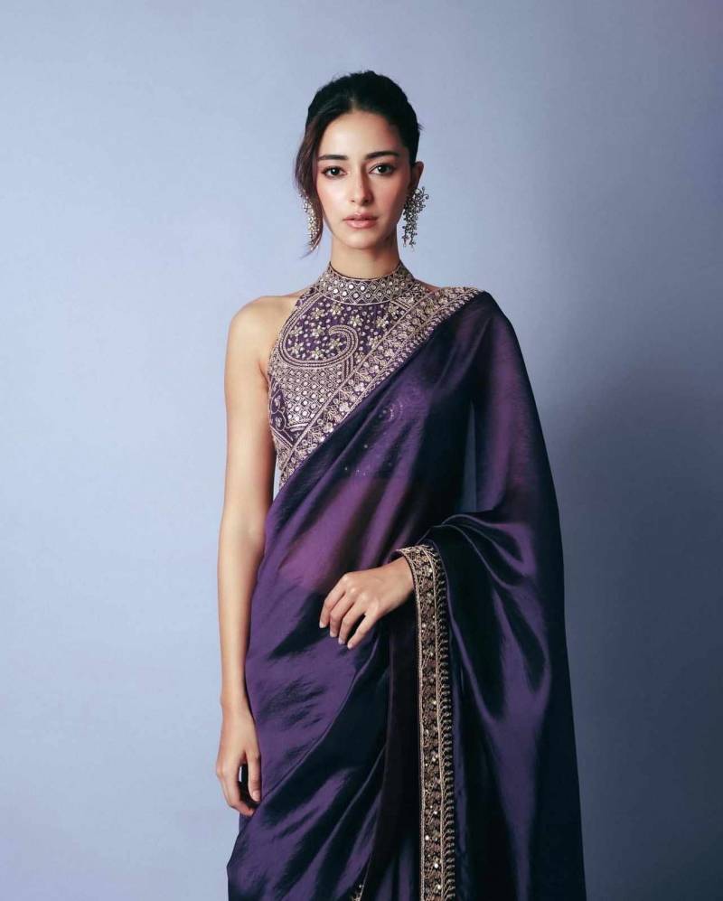 Vardan Kc 840 Jimmy Choo Sequence Embroidered Saree Collection