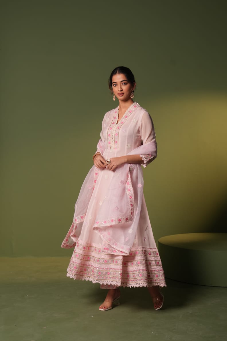 Vardan Tanyaa P 181 Premium Organza Anarkali Suits Wholsale Collection