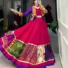 Vardan Unique Navratri Look Gamthi Work Lehenga Choli Set
