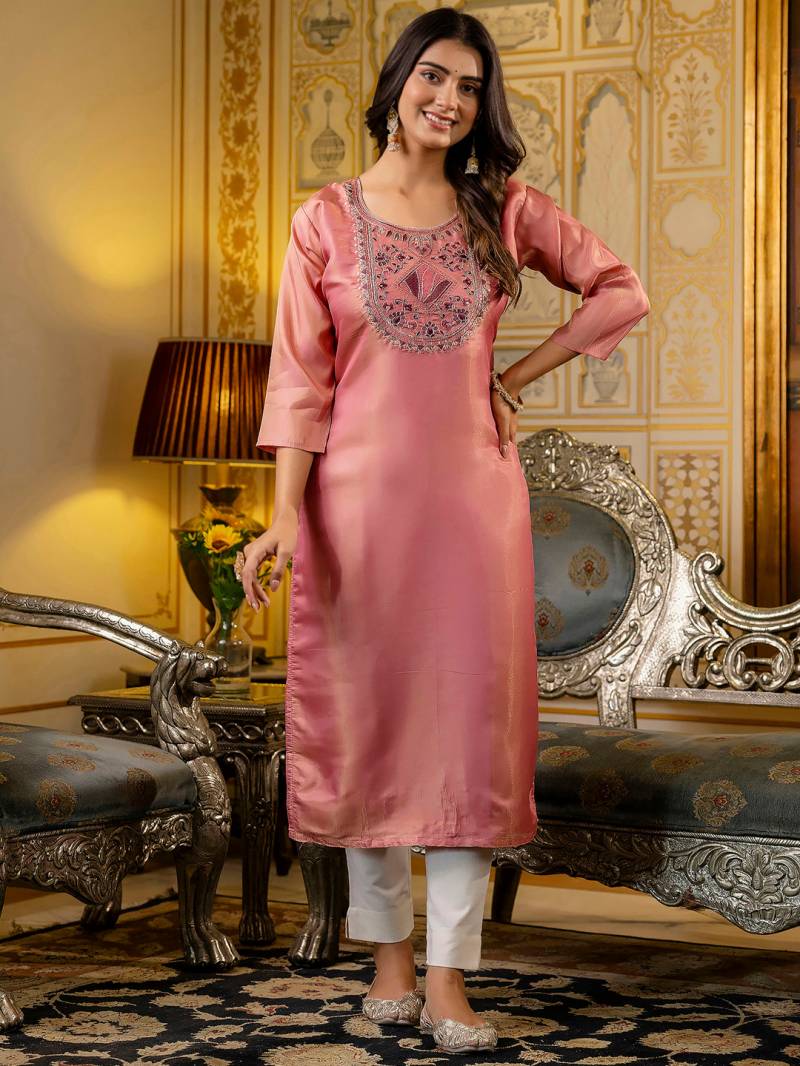 Vardan Vredevogel Venice Silk Readymade Kurti Wholesale Catalog — Wholesale Kurtis, Vardan wholesale from Surat - Gallery Image 2