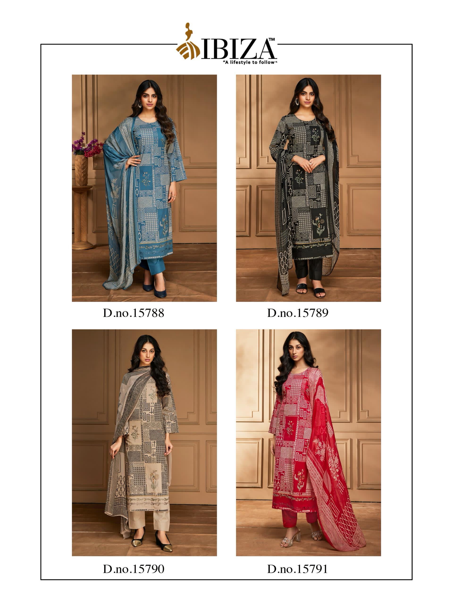 Ibiza Fashion Mantra Cambric Cotton Salwar Suits Wholesale Collection - Image 11