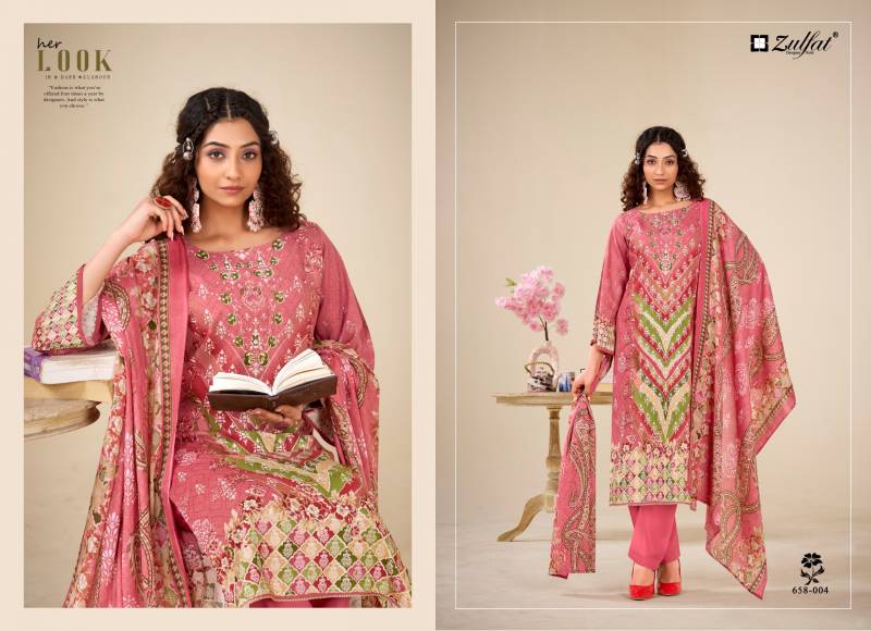 Zulfat Aayat Vol 16 Rayon Digital Printed Dress Material Collection - Image 3