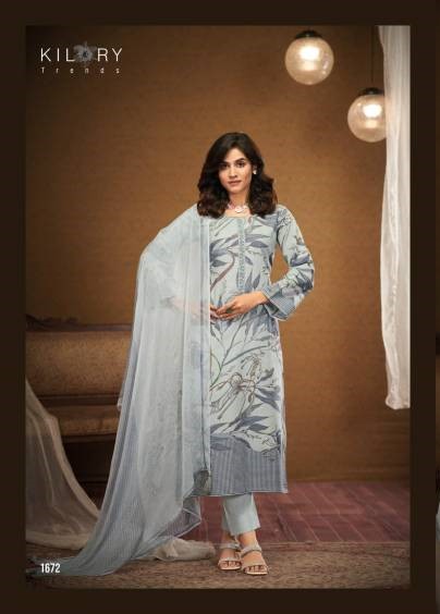 Kilory Zainab 1671 Series Cotton Linen Printed Salwar Kameez Catalog