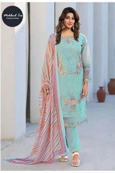 Mehboob Tex 1621 And 1622 Wholesale Pakistani Suits Bottom Dupatta