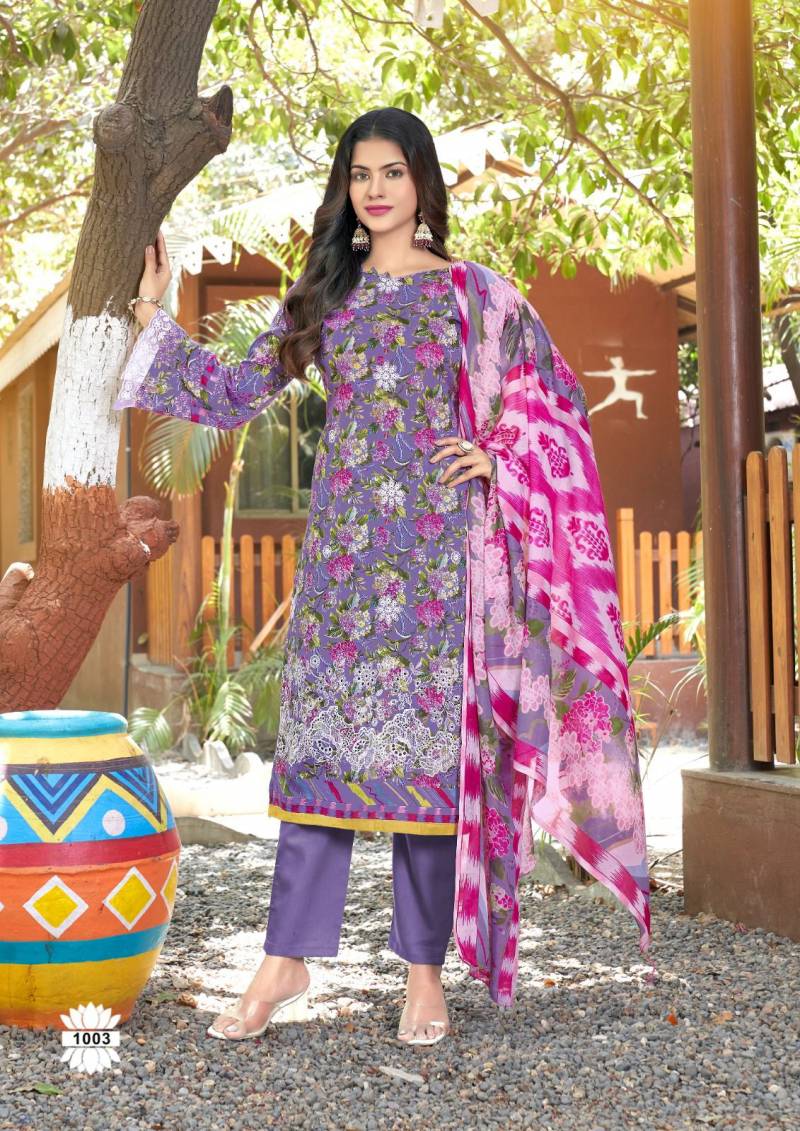 Hala Mira Nur Vol 1 Cotton Printed Dress Material Collection - Image 2
