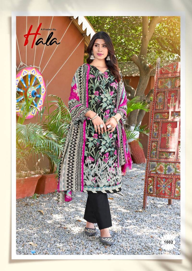 Hala Mira Nur Vol 1 Cotton Printed Dress Material Collection - Image 3