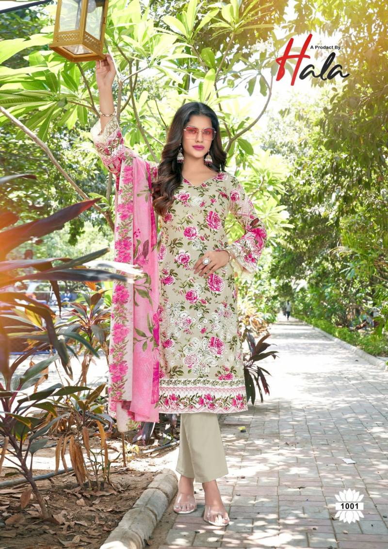 Hala Mira Nur Vol 1 Cotton Printed Dress Material Collection - Image 4