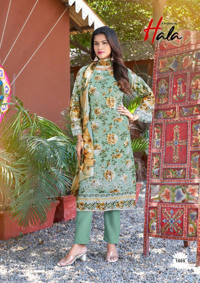 Hala Mira Nur Vol 1 Cotton Printed Dress Material Collection - Image 5