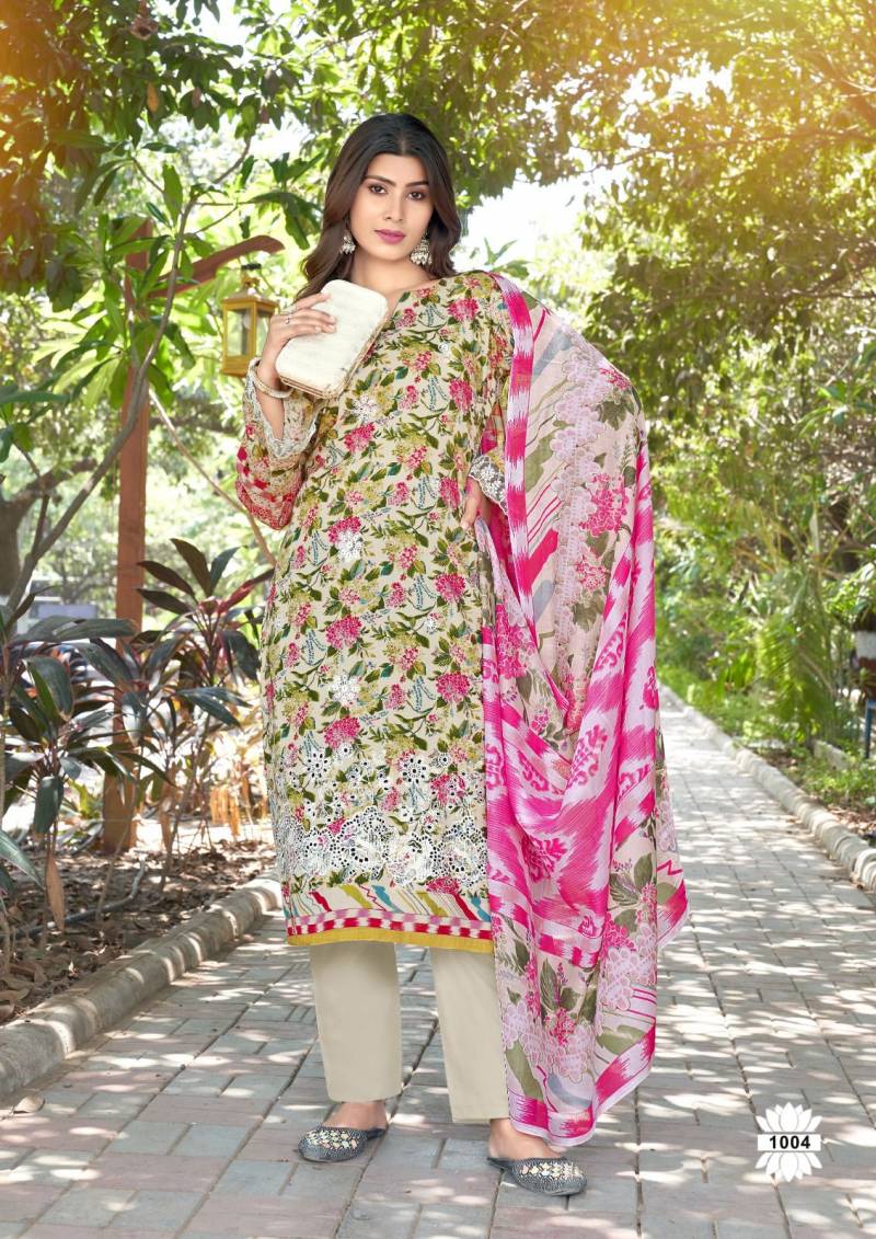 Hala Mira Nur Vol 1 Cotton Printed Dress Material Collection - Image 6