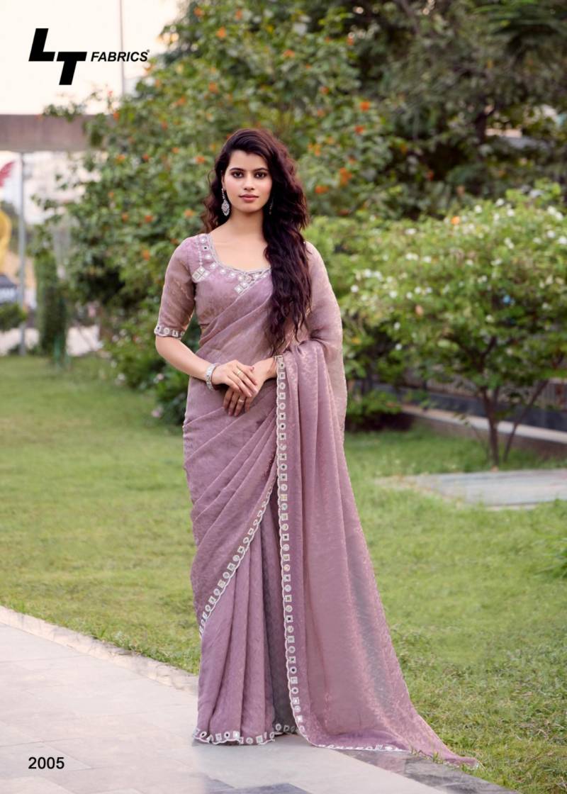 Kashvi Signature Vol 20 Malai Silk With Jacquard Border Saree Catalog - Image 2