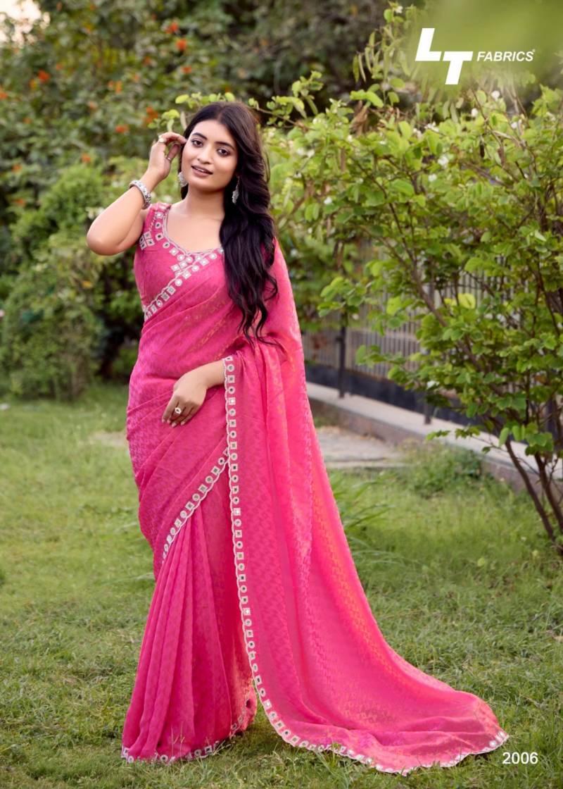 Kashvi Signature Vol 20 Malai Silk With Jacquard Border Saree Catalog - Image 6