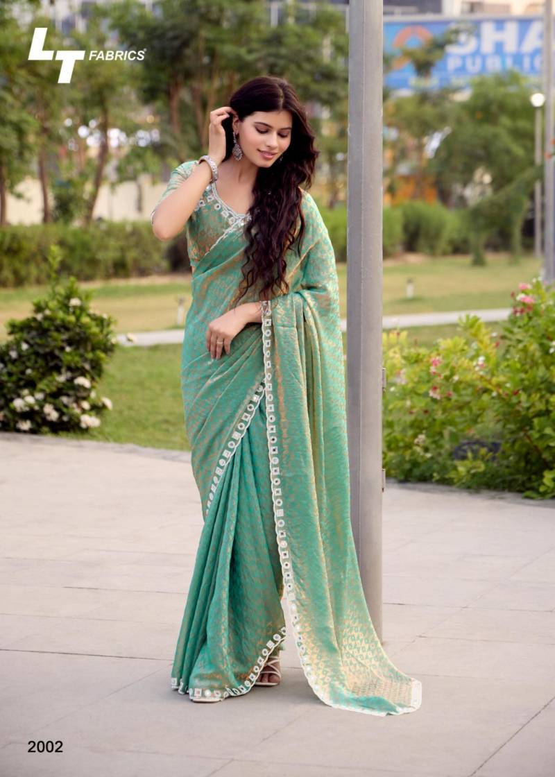 Kashvi Signature Vol 20 Malai Silk With Jacquard Border Saree Catalog - Image 5