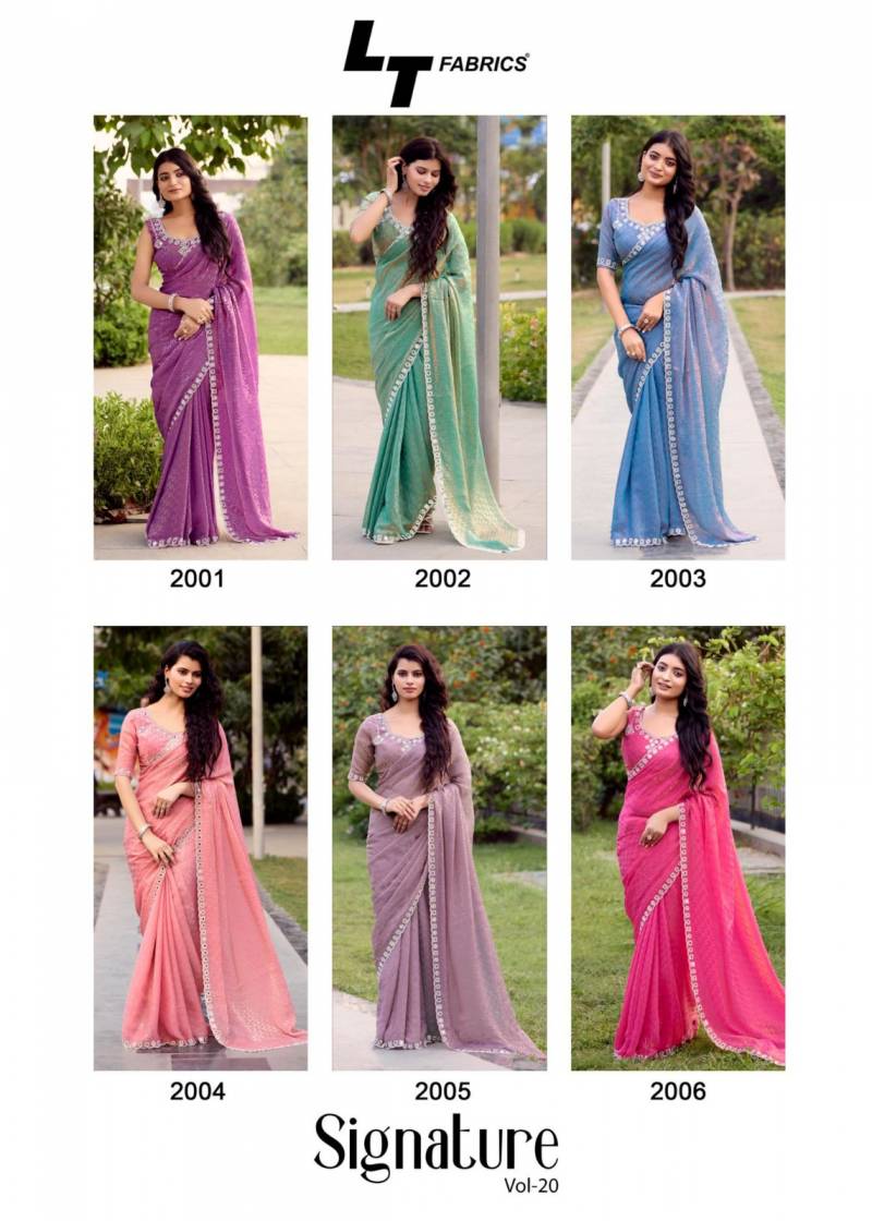 Kashvi Signature Vol 20 Malai Silk With Jacquard Border Saree Catalog - Image 4