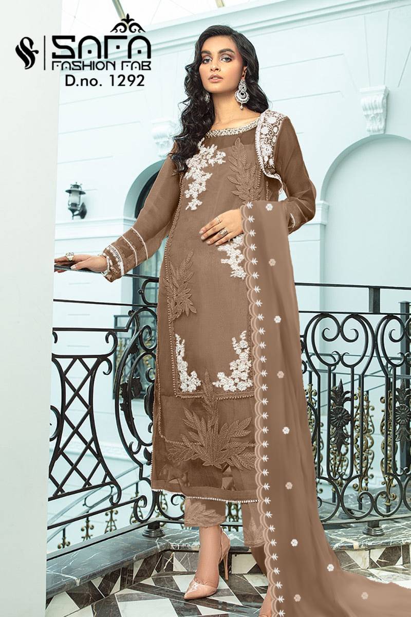 Safa Fashion Fab 1292 Colours Ready Made Pakistani Suit Catalog - Image 3