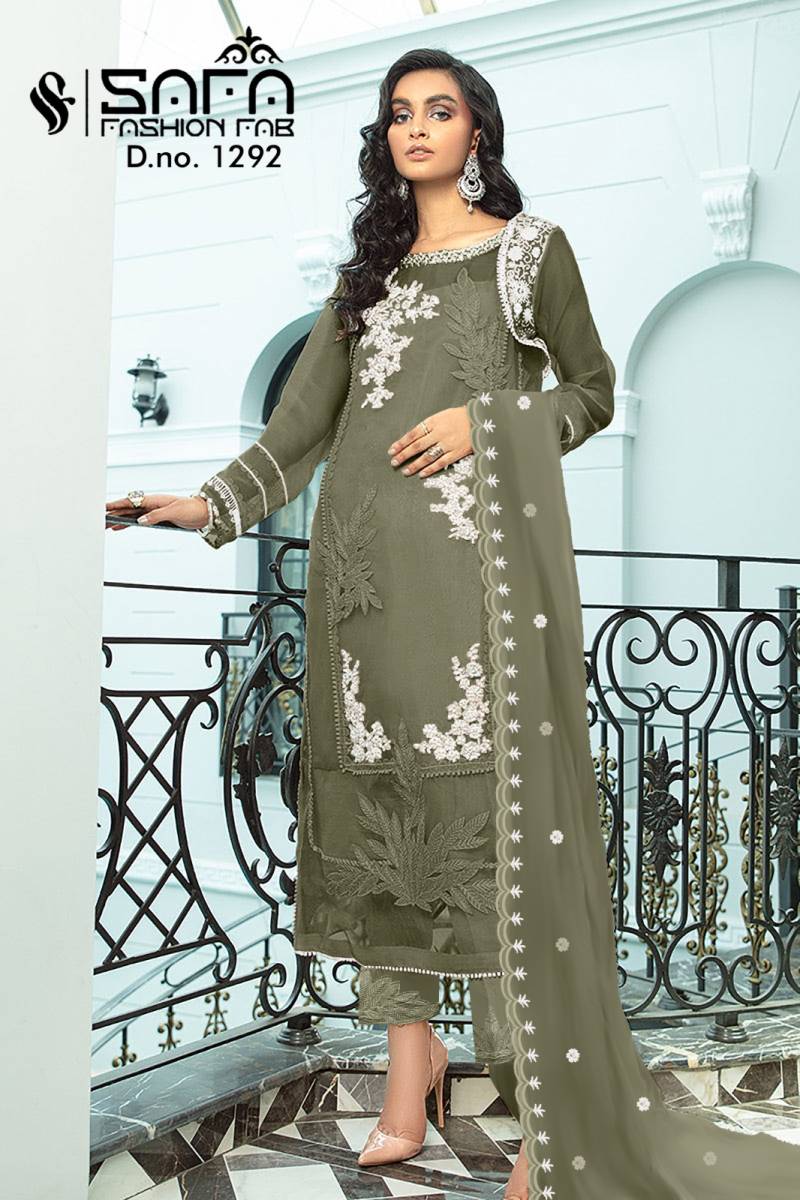 Safa Fashion Fab 1292 Colours Ready Made Pakistani Suit Catalog